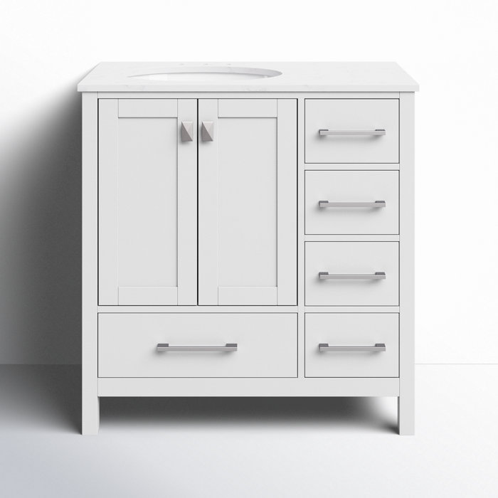 Andover Mills™ Broadview 32'' Single Bathroom Vanity with Engineered